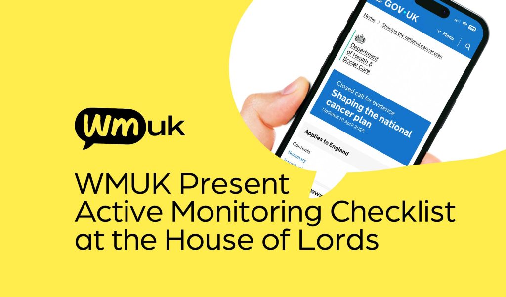 WMUK shaping the national cancer plan